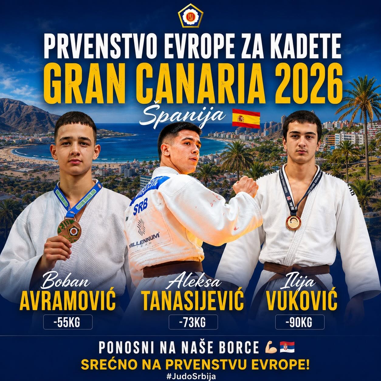 BEOGRADSKI JUDO KLUB NA PRVENSTVU EVROPE!